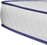 vidaXL Στρώμα Αφρού Μνήμης 200 x 160 x 17 εκ. 160 x 200 cm Λευκό