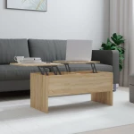 vidaXL Τραπεζάκι Σαλονιού Sonoma Δρυς 102x50,5x46,5 εκ. Επεξεργ. Ξύλο N/A