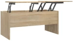 vidaXL Τραπεζάκι Σαλονιού Sonoma Δρυς 102x50,5x46,5 εκ. Επεξεργ. Ξύλο N/A