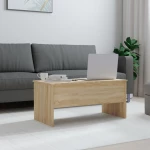 vidaXL Τραπεζάκι Σαλονιού Sonoma Δρυς 102x50,5x46,5 εκ. Επεξεργ. Ξύλο N/A