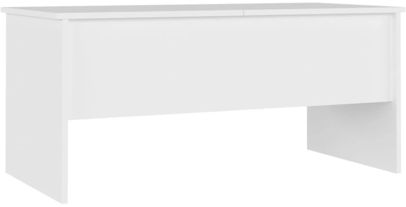vidaXL Τραπεζάκι Σαλονιού Λευκό 102x50,5x46,5 εκ. Επεξεργασμένο Ξύλο N/A Λευκό