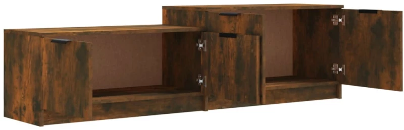 vidaXL Έπιπλο Τηλεόρασης Καπνιστή Δρυς 158,5x36x45 εκ. Επεξεργ. Ξύλο N/A Καφέ