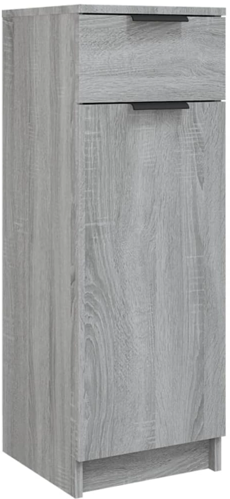 vidaXL Ντουλάπι Μπάνιου Γκρι Sonoma 32x34x90 εκ. Επεξεργασμένο Ξύλο N/A Γκρι