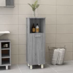 vidaXL Ντουλάπι Μπάνιου Γκρι Sonoma 30x30x95 εκ. Επεξεργασμένο Ξύλο N/A Γκρι
