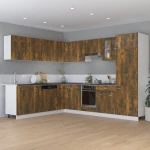 vidaXL Ντουλάπι Κουζίνας Καπνιστή Δρυς 75,5x75,5x80,5εκ. Επεξεργ. Ξύλο  Καφέ