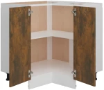 vidaXL Ντουλάπι Κουζίνας Καπνιστή Δρυς 75,5x75,5x80,5εκ. Επεξεργ. Ξύλο  Καφέ