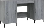 vidaXL Γραφείο Γκρι Sonoma 140x50x75 εκ. από Επεξεργασμένο Ξύλο N/A Γκρι