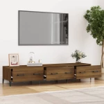 vidaXL Έπιπλο Τηλεόρασης Καφέ Δρυς 150x34,5x30 εκ. Επεξεργασμένο Ξύλο N/A Καφέ