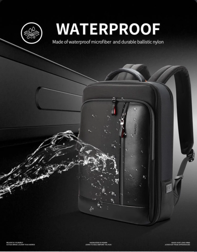 Σακίδιο πλάτης Αντικλεπτικό 24L Laptop 15,6” Bopai 751-006641A μαύρο