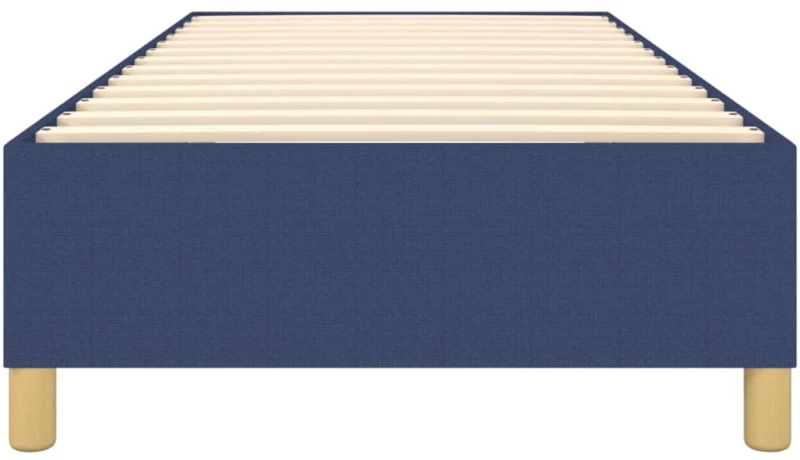 vidaXL Πλαίσιο Κρεβατιού Boxspring Μπλε 90x190 εκ. Υφασμάτινο 90 x 190 cm Μπλε