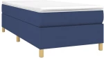 vidaXL Πλαίσιο Κρεβατιού Boxspring Μπλε 80 x 200 εκ. Υφασμάτινο 80 x 200 cm Μπλε