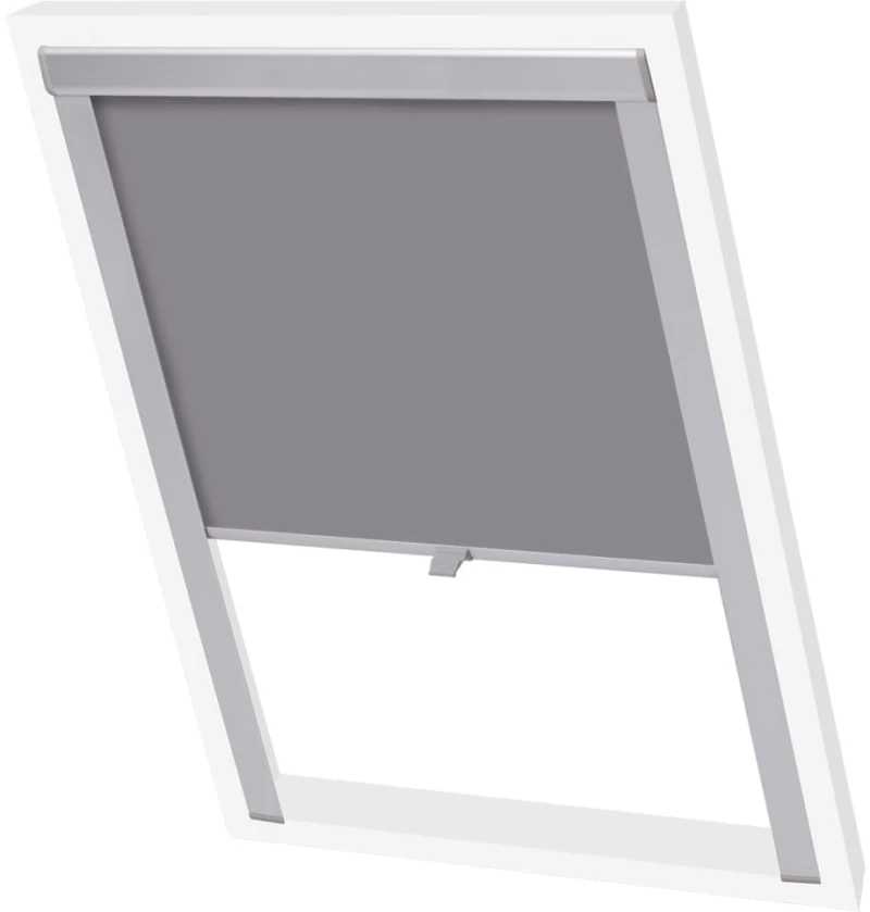 vidaXL Στόρι Ρόλερ Συσκότισης (Blackout) Γκρι C02 c02 Γκρι