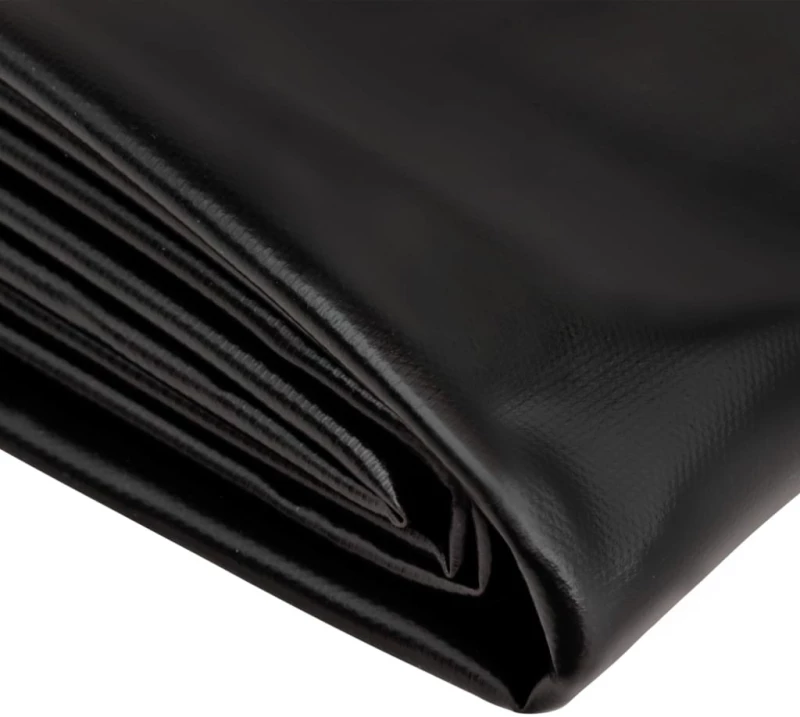 vidaXL Μεμβράνη Λίμνης Μαύρη 2 x 6 μ. / 0,5 χιλ. από PVC 2 x 6 m