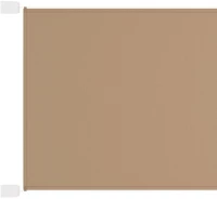 vidaXL Τέντα Κάθετη Taupe 60 x 1200 εκ. από Ύφασμα Oxford 60 x 1200 cm μπεζ-γκρι