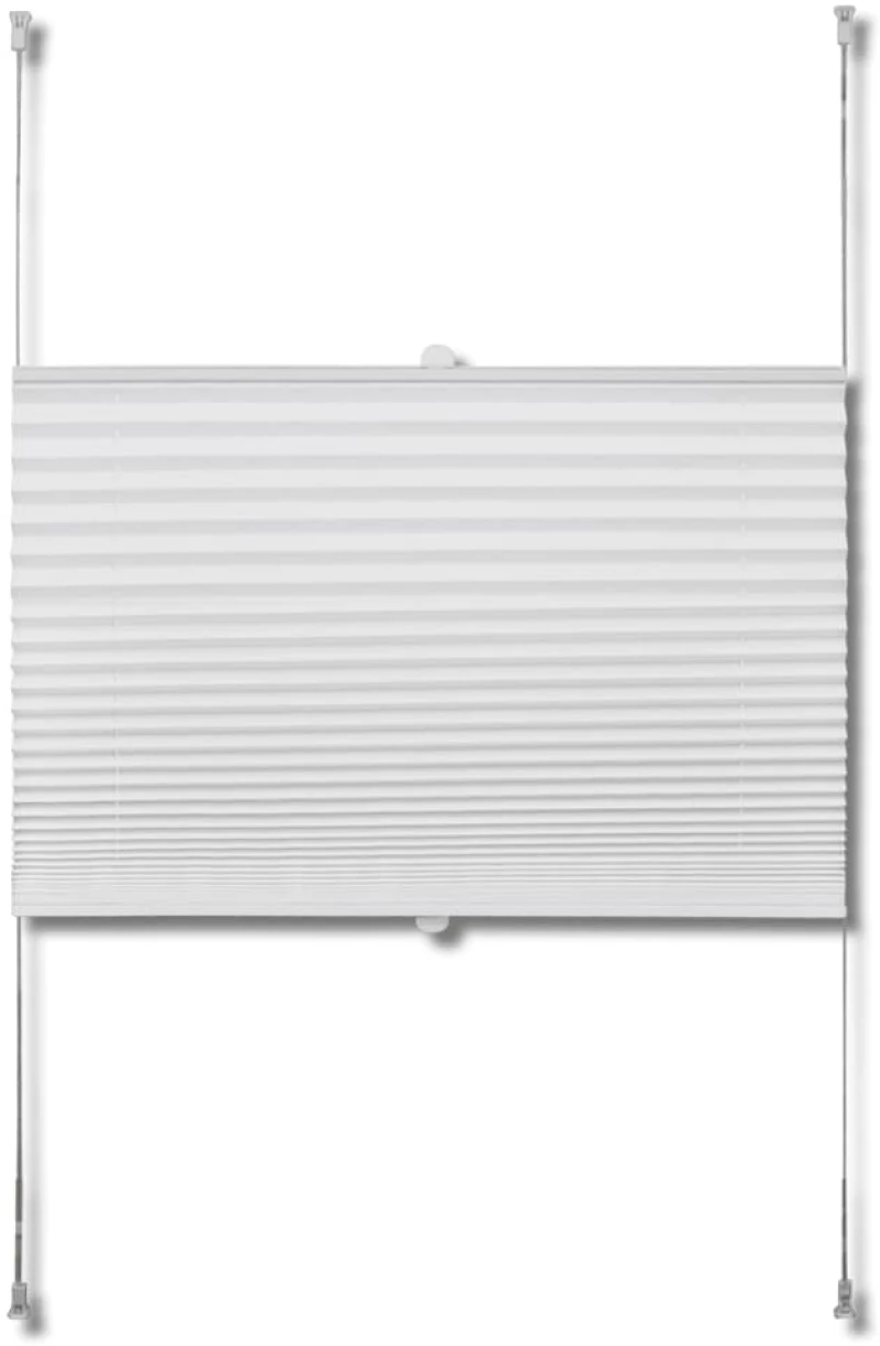 Πλισέ στόρι σκίασης 90x100cm Λευκό 90 x 100 cm Λευκό