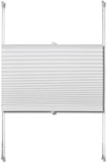 Πλισέ στόρι σκίασης 90x100cm Λευκό 90 x 100 cm Λευκό