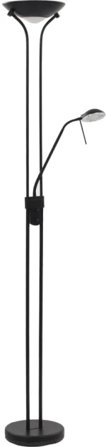 vidaXL Φωτιστικό Δαπέδου Ρυθμιζόμενο LED 23 W N/A Μαύρο