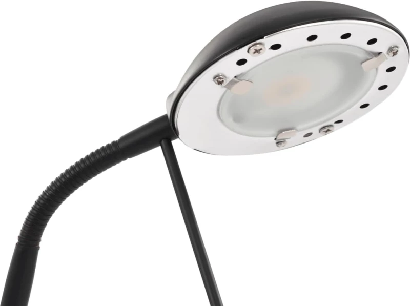 vidaXL Φωτιστικό Δαπέδου Ρυθμιζόμενο LED 23 W N/A Μαύρο