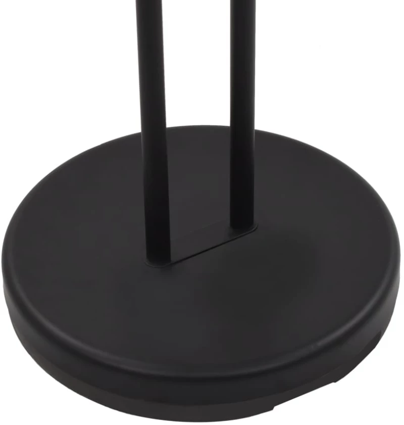 vidaXL Φωτιστικό Δαπέδου Ρυθμιζόμενο LED 23 W N/A Μαύρο