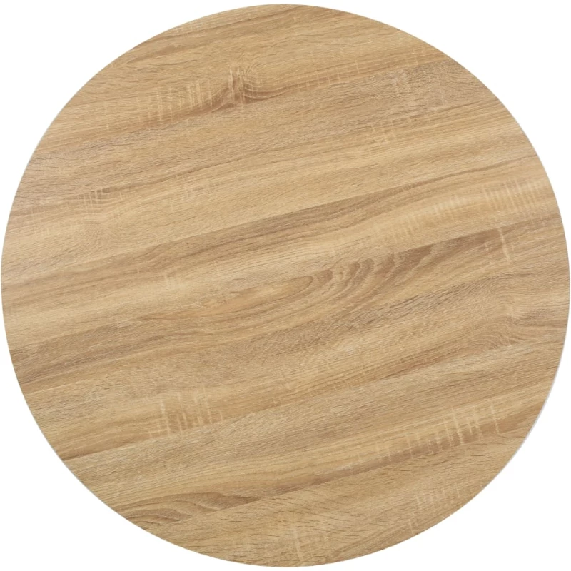 vidaXL Τραπέζι Bistro Ανοιχτό Καφέ 80 εκ. από MDF 80 x 75 cm Καφέ
