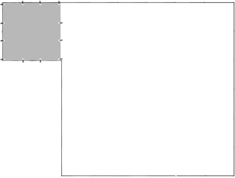 vidaXL Σπιτάκι Σκύλου Μαύρο 12,1 μ² Ατσάλινο 12.1 m² Μαύρο
