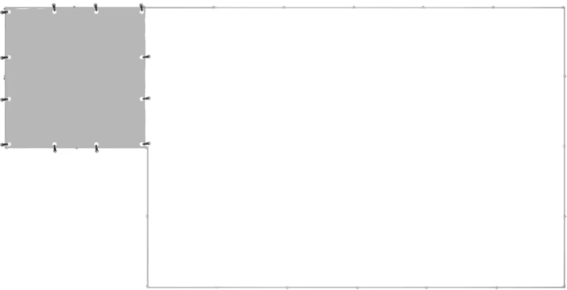 vidaXL Σπιτάκι Σκύλου Ασημί 8,47 m² Ατσάλινο 8.47 m² Ασήμι