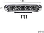 ΠΡΟΒΟΛΕΙΣ DAYLIGHT LED ΜΠΛΕ 12V