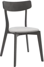 Tραπεζαρία Benson - Toto pakoworld σετ 7τμχ rustic grey - ύφασμα γκρι 150x90x75εκ