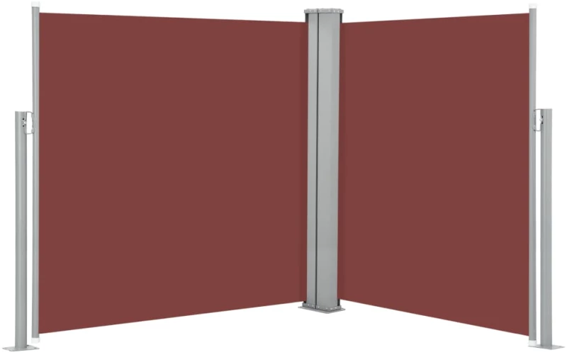 vidaXL Σκίαστρο Πλαϊνό Συρόμενο Καφέ 140 x 600 εκ. 140 x 600 cm Καφέ