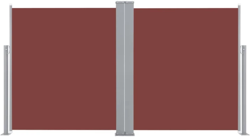 vidaXL Σκίαστρο Πλαϊνό Συρόμενο Καφέ 140 x 600 εκ. 140 x 600 cm Καφέ