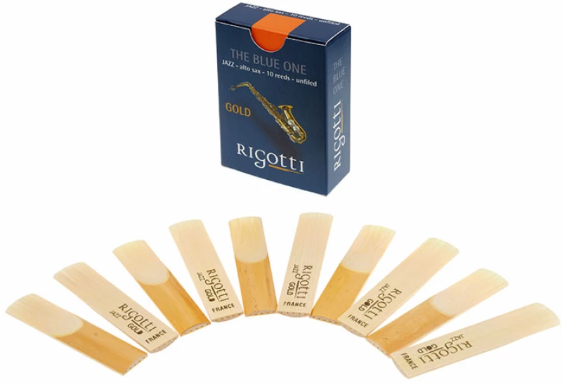 Rigotti Jazz Gold, The Blue One, Alto Sax - 1 (10-pack)