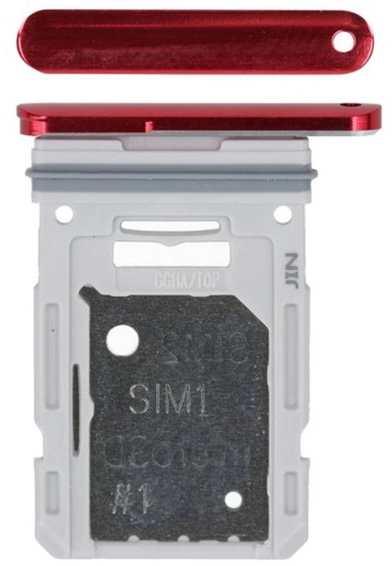 Βάση Κάρτας Sim Samsung SM-G780F Galaxy S20 Κόκκινο Original GH98-46007E