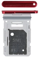 Βάση Κάρτας Sim Samsung SM-G780F Galaxy S20 Κόκκινο Original GH98-46007E