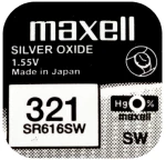Buttoncell Maxell 321 SR616SW Τεμ. 1