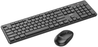 Πληκτρολόγιο και Ποντίκι Hoco GM17 Wireless Business Set Full Size, 104 Πλήκτρα 2.4GHz USB Dongle Μαύρο