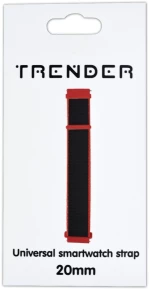 Ανταλλακτικό Λουράκι Trender TR-NY20BKRD Nylon 22mm Κόκκινο-Μαύρο
