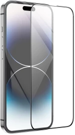 Tempered Glass Hoco A12 Plus Nano 3D Full Screen Edges Protection 9H για Apple iPhone 14 Pro με Μαύρο Περίγραμμα