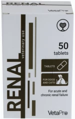 VETAPRO RENAL 50TABS ΓΙΑ ΤHN ΝΕΦΡΙΚΗ ΛΕΙΤΟΥΡΓΙΑ