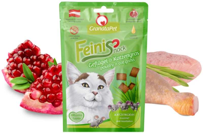 Λιχουδιά Granatapet FeiniSnacks με Πουλερικά και Γρασίδι 50gr