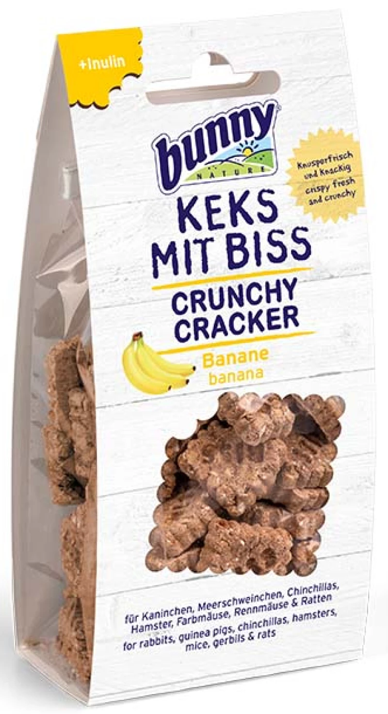 Λιχουδιά Bunny Crunchy Cracker με Μπανάνα 50gr