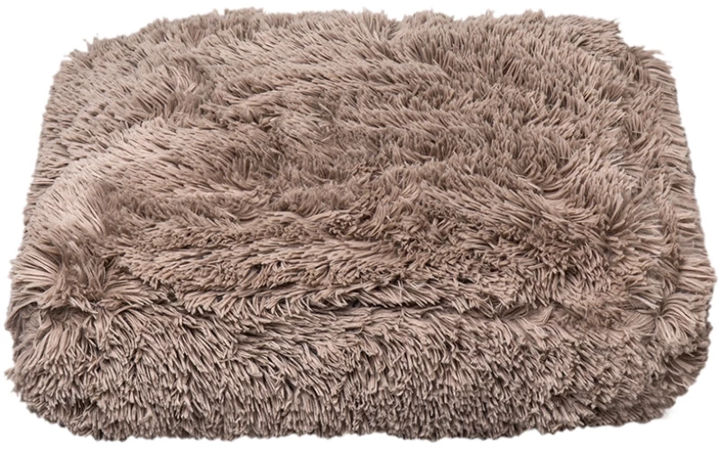 Στρώμα Σκύλου Glee Woolly XL 116x84x21cm Καφέ