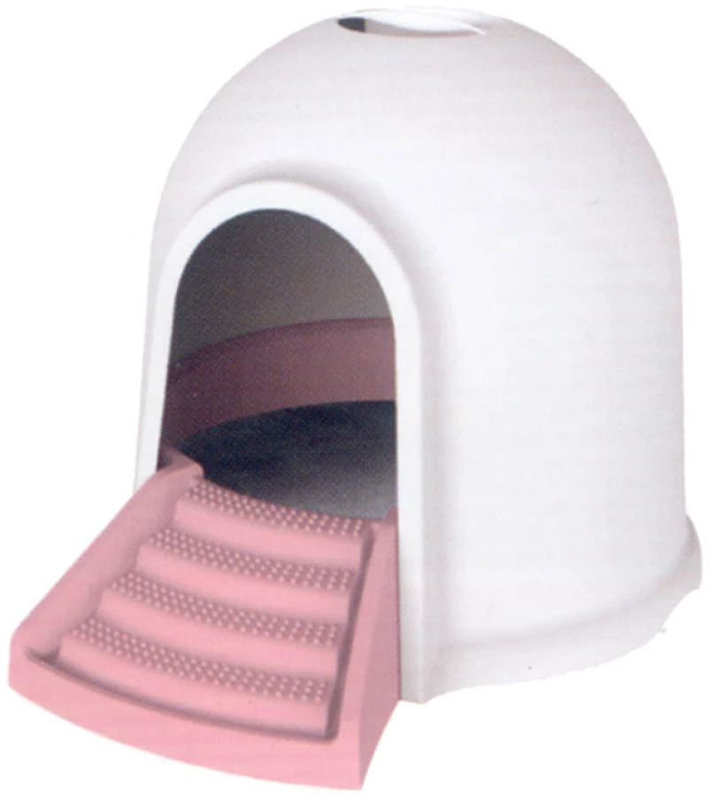 ΣΠΙΤΙ ΣΚΥΛΟΥ M-PETS IGLOO ΤΙΡΚΟΥΑΖ 45,7X60X43cm ΜΕ ΣΤΡΩΜΑΤΑΚΙ