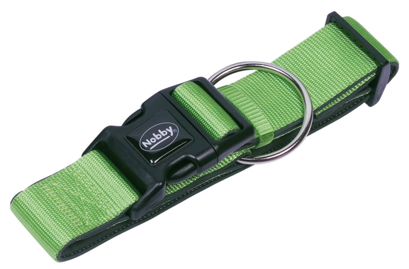 Περιλαίμιο Nobby Classic Preno Extra Wide Λαχανί 4cm (πάχος) x 40-55cm (μήκος)