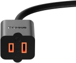 Baseus PowerCombo cable  extension cord with mini power strip 1m black EU and UK power adapter PSMN000301