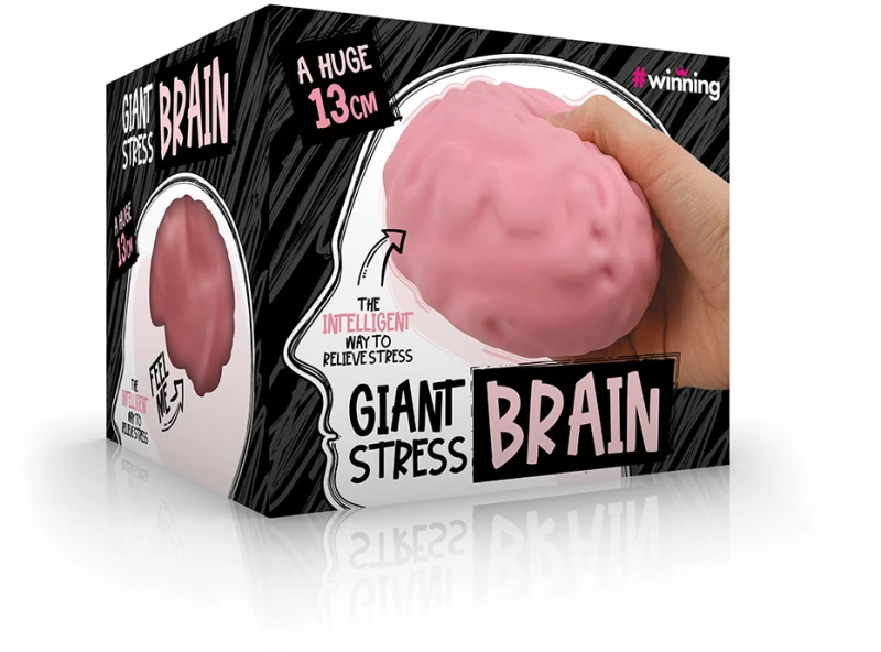 Winning Stress Brain Αντιστρες Μπαλάκι σε σχήμα ανθρώπινου εγκεφάλου
