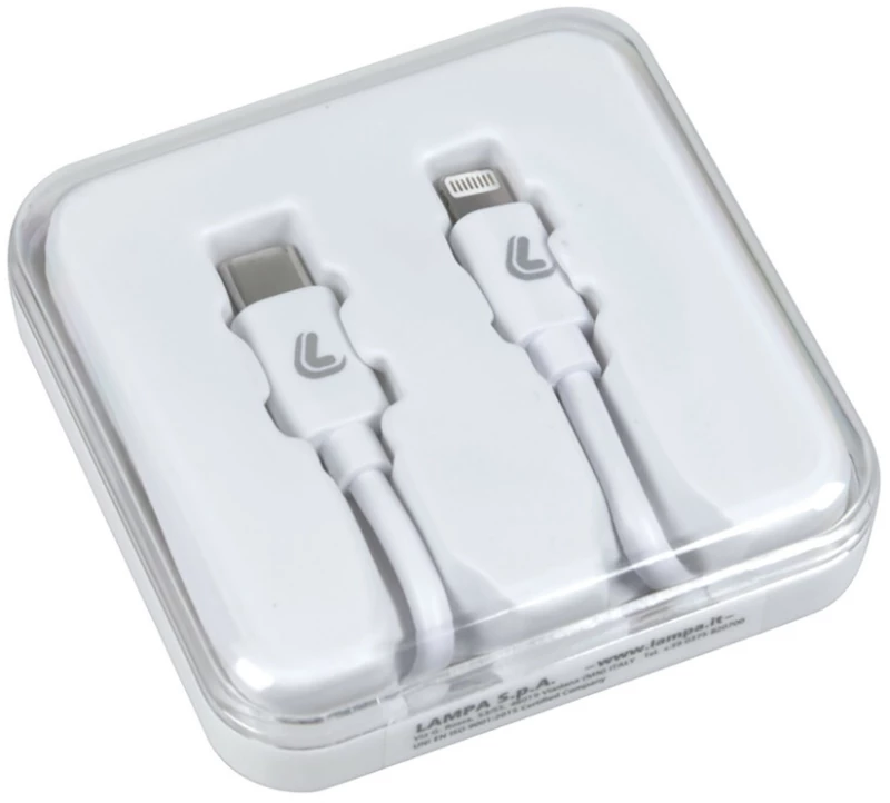 Lampa ΚΑΛΩΔΙΟ ΦΟΡΤΙΣΗΣ & ΣΥΓΧΡΟΝΙΣΜΟΥ APPLE>TYPE-C 100cm ESSENTIALS - 1 ΤΕΜ. L3868.2/T