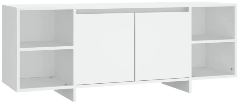vidaXL Έπιπλο Τηλεόρασης Λευκό 130 x 35 x 50 εκ. από Μοριοσανίδα N/A Λευκό