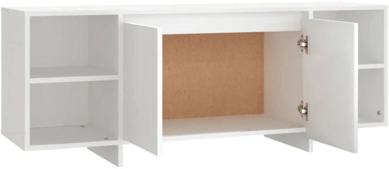 vidaXL Έπιπλο Τηλεόρασης Λευκό 130 x 35 x 50 εκ. από Μοριοσανίδα N/A Λευκό