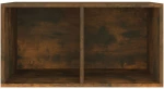 vidaXL Έπιπλο Δίσκων Βινυλίου Καπνιστή Δρυς 71x34x36 εκ. Επεξεργ. Ξύλο N/A Καφέ