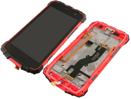 ULEFONE LCD και back cover για smartphone Armor 2, κόκκινο